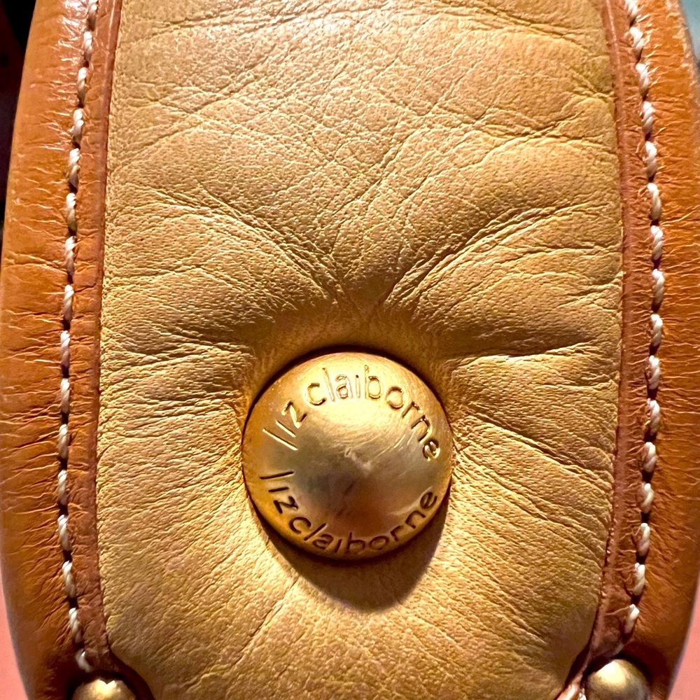 Gold/yellow Liz Claiborne leather purse